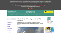 Desktop Screenshot of makuladegeneration.org