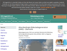 Tablet Screenshot of makuladegeneration.org